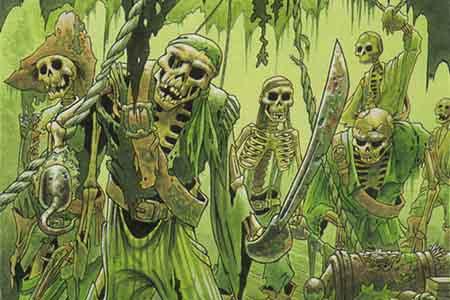 squellettes de pirates
